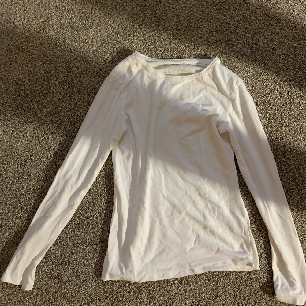 Long sleeve white shirt